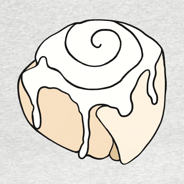 Cinnamon Roll Illustration by murialbezanson